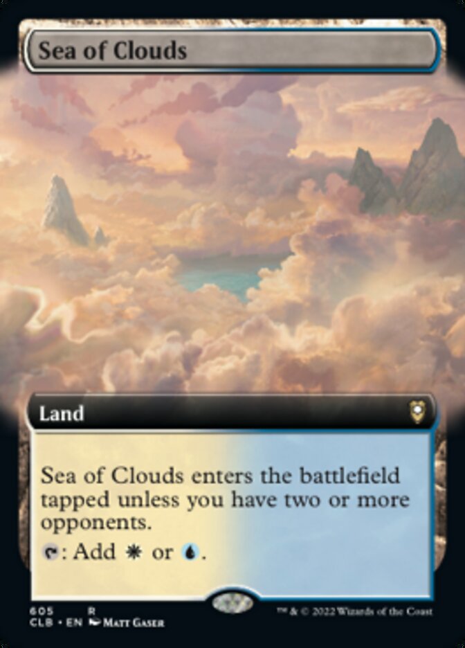 Sea of Clouds (Extended Art) [Commander Legends: Battle for Baldur's Gate] | The CG Realm