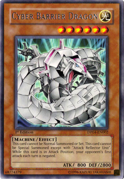 Cyber Barrier Dragon [DP04-EN002] Rare | The CG Realm