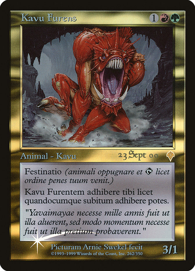 Raging Kavu [Invasion Promos] | The CG Realm