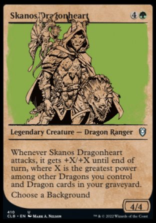 Skanos Dragonheart (Showcase) [Commander Legends: Battle for Baldur's Gate] | The CG Realm