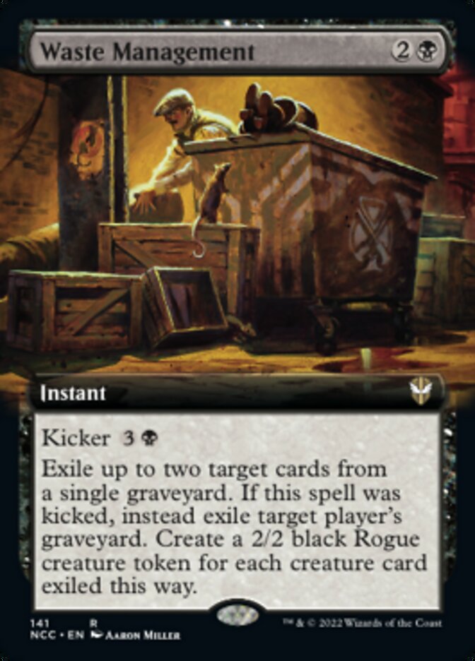 Waste Management (Extended Art) [Streets of New Capenna Commander] | The CG Realm