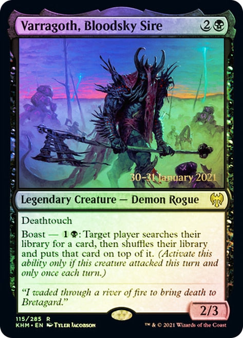 Varragoth, Bloodsky Sire [Kaldheim Prerelease Promos] | The CG Realm