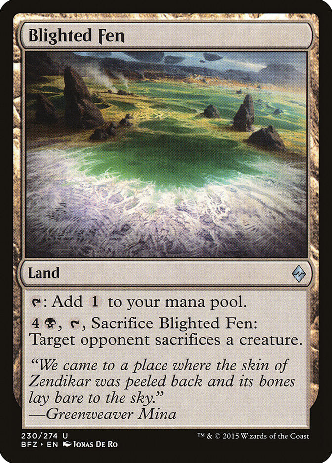 Blighted Fen [Battle for Zendikar] | The CG Realm