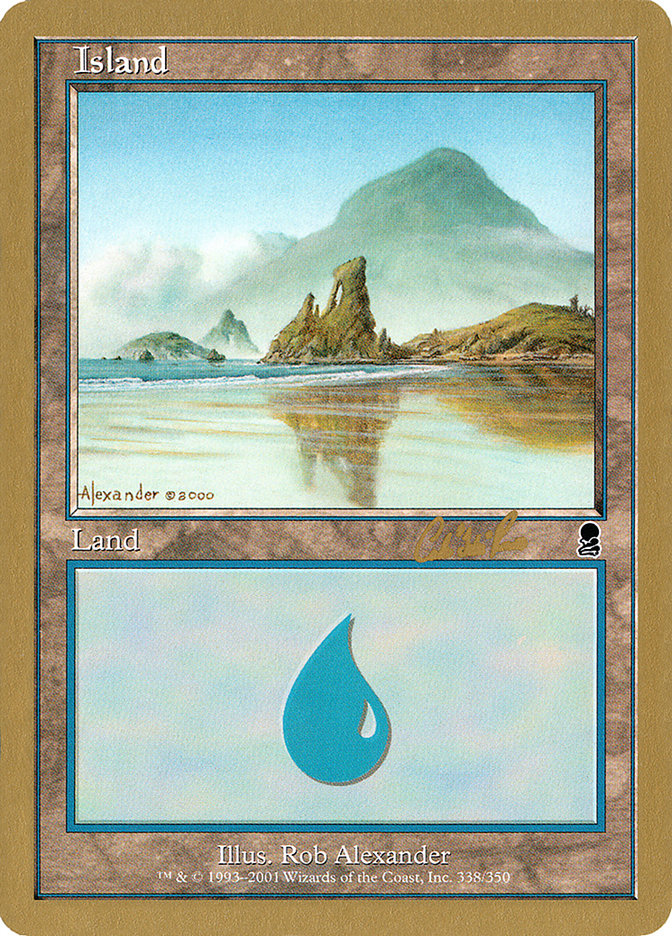 Island (cr338) (Carlos Romao) [World Championship Decks 2002] | The CG Realm