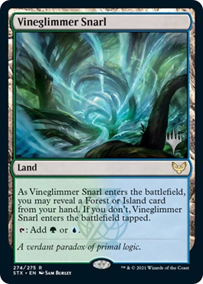 Vineglimmer Snarl (Promo Pack) [Strixhaven: School of Mages Promos] | The CG Realm