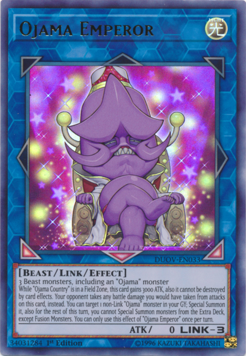 Ojama Emperor [DUOV-EN033] Ultra Rare | The CG Realm