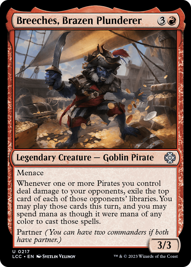 Breeches, Brazen Plunderer [The Lost Caverns of Ixalan Commander] | The CG Realm