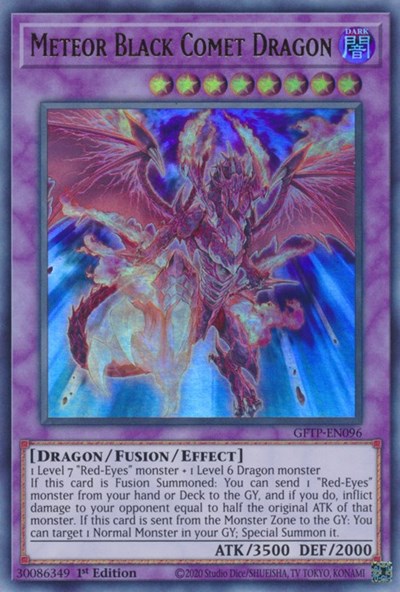 Meteor Black Comet Dragon [GFTP-EN096] Ultra Rare | The CG Realm