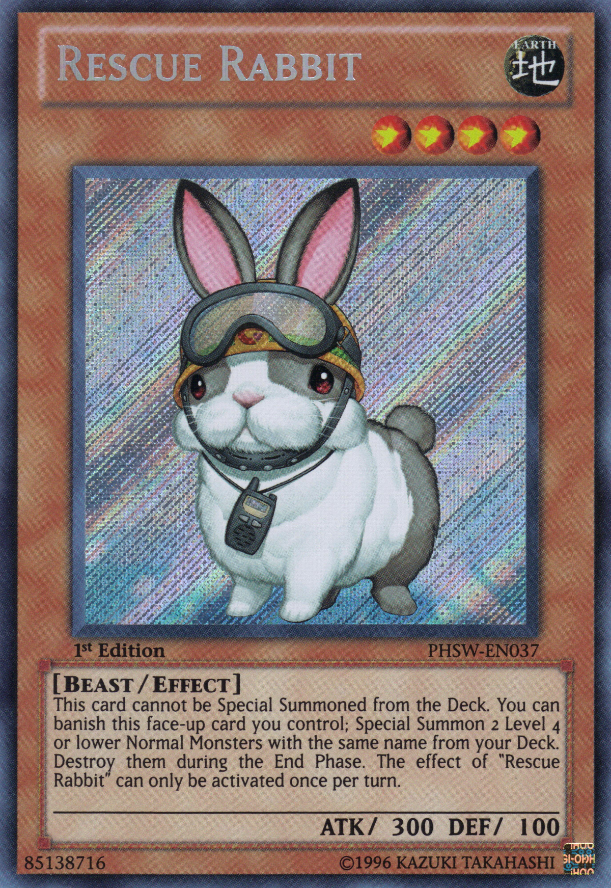 Rescue Rabbit [PHSW-EN037] Secret Rare | The CG Realm