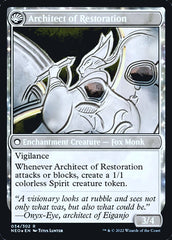 The Restoration of Eiganjo // Architect of Restoration [Kamigawa: Neon Dynasty Prerelease Promos] | The CG Realm