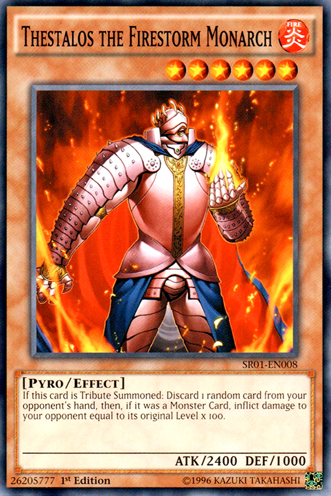 Thestalos the Firestorm Monarch [SR01-EN008] Common | The CG Realm