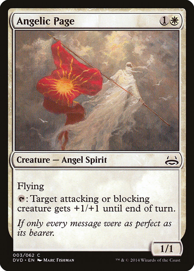 Angelic Page (Divine vs. Demonic) [Duel Decks Anthology] | The CG Realm