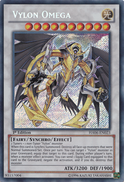 Vylon Omega [HA06-EN023] Secret Rare | The CG Realm