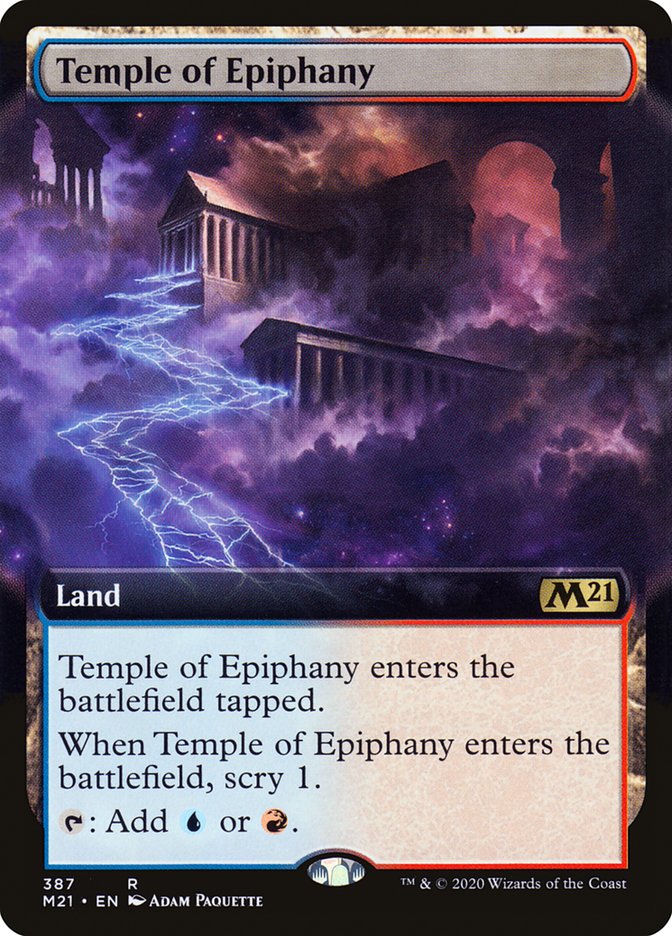 Temple of Epiphany (Extended Art) [Core Set 2021] | The CG Realm