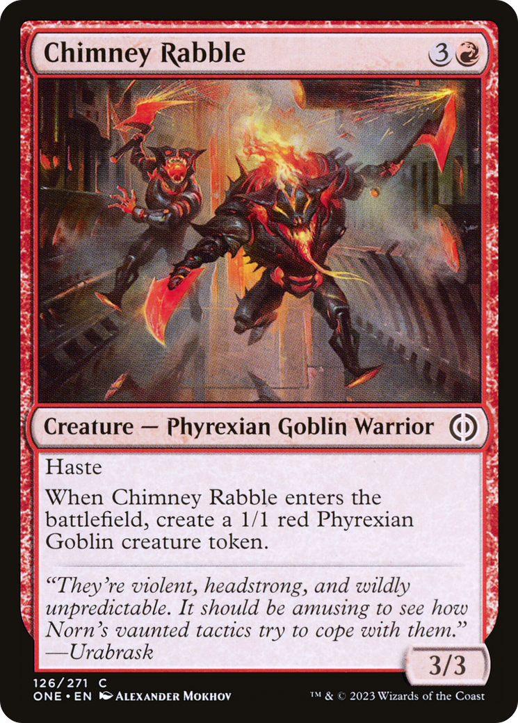 Chimney Rabble [Phyrexia: All Will Be One] | The CG Realm