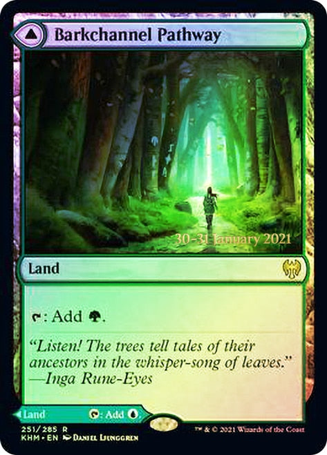 Barkchannel Pathway // Tidechannel Pathway [Kaldheim Prerelease Promos] | The CG Realm