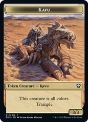 Kavu // Angel Double-Sided Token [Dominaria United Commander Tokens] | The CG Realm