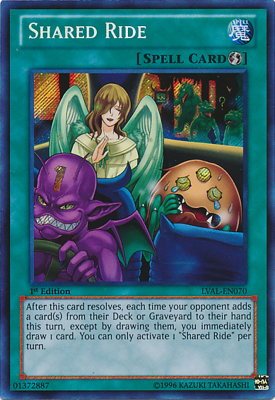 Shared Ride [LVAL-EN070] Secret Rare | The CG Realm
