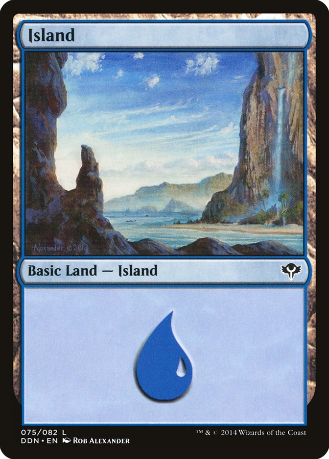 Island (75) [Duel Decks: Speed vs. Cunning] | The CG Realm