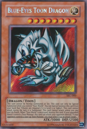 Blue-Eyes Toon Dragon [SRL-000] Secret Rare | The CG Realm