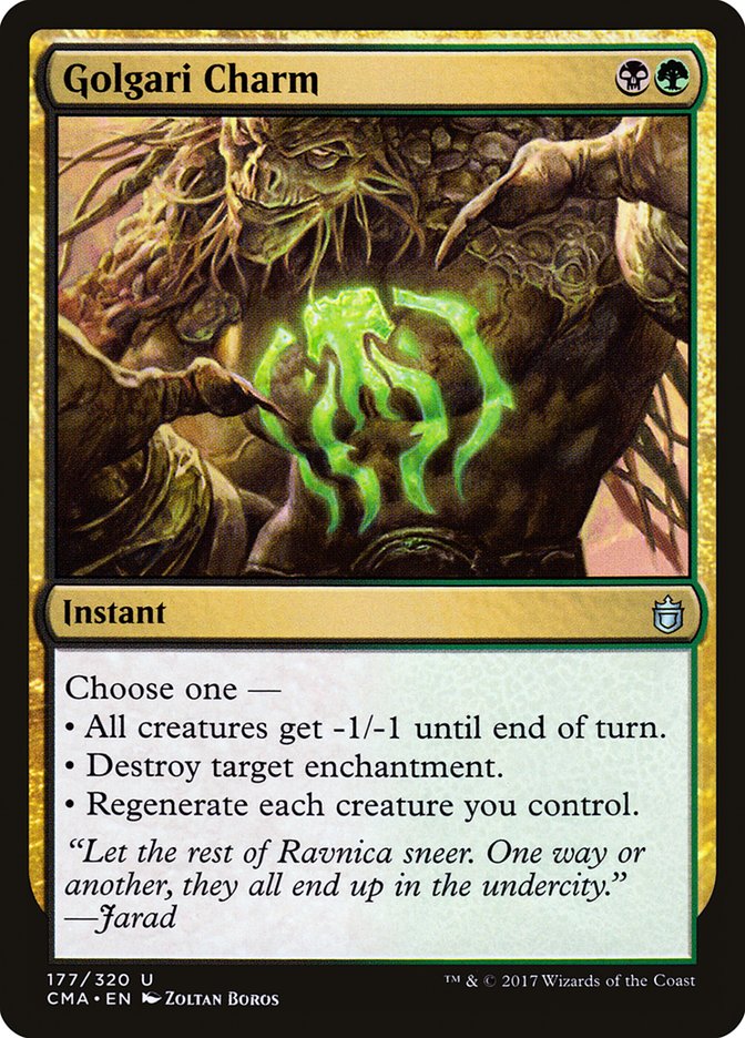 Golgari Charm [Commander Anthology] | The CG Realm