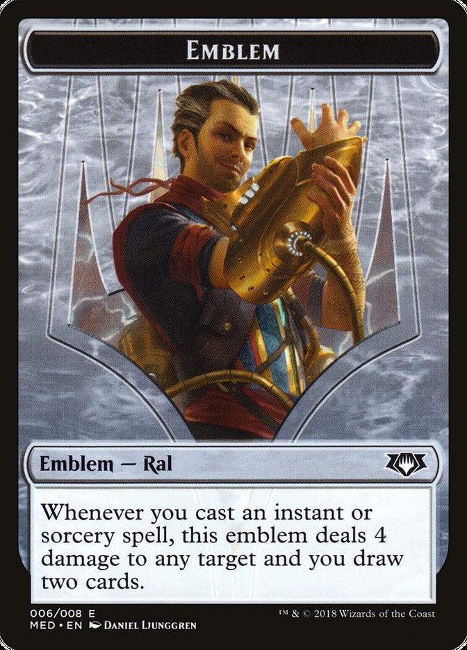 Ral, Izzet Viceroy Emblem [Mythic Edition Tokens] | The CG Realm