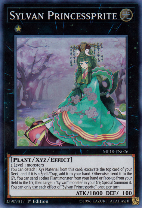 Sylvan Princessprite [MP18-EN026] Super Rare | The CG Realm