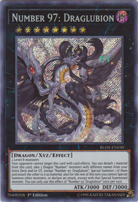 Number 97: Draglubion [BLHR-EN030] Secret Rare | The CG Realm