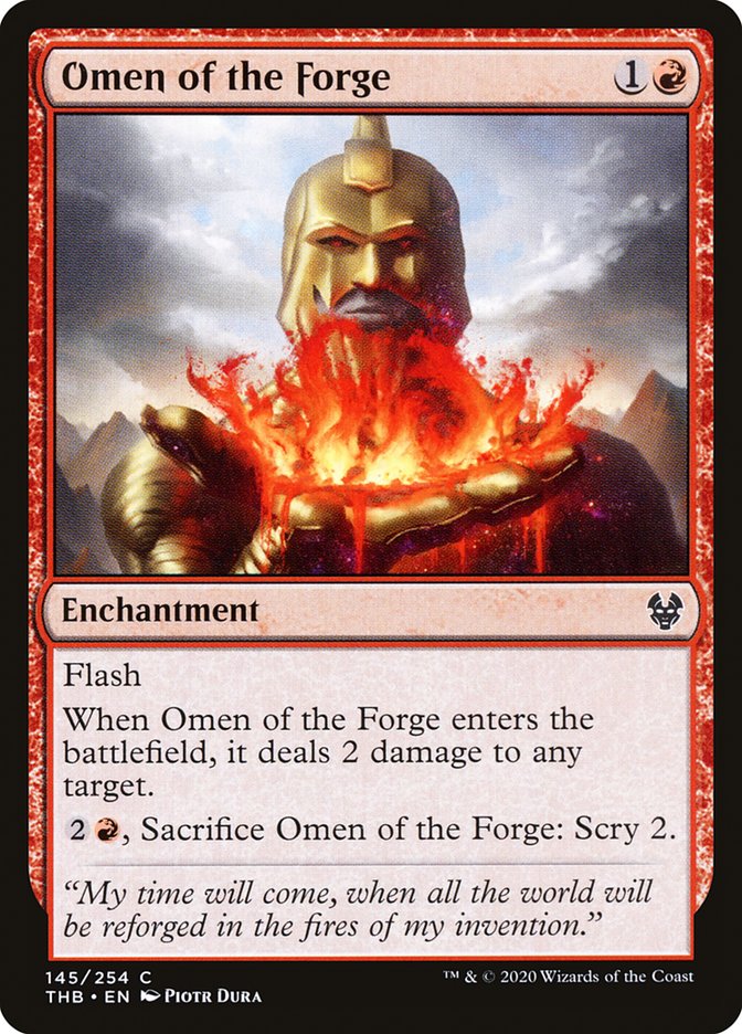 Omen of the Forge [Theros Beyond Death] | The CG Realm