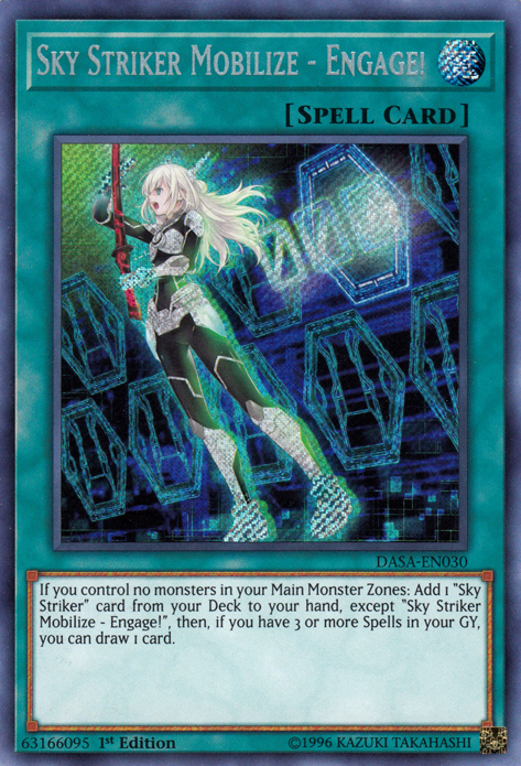 Sky Striker Mobilize - Engage! [DASA-EN030] Secret Rare | The CG Realm