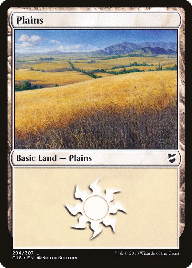 Plains (294) [Commander 2018] | The CG Realm