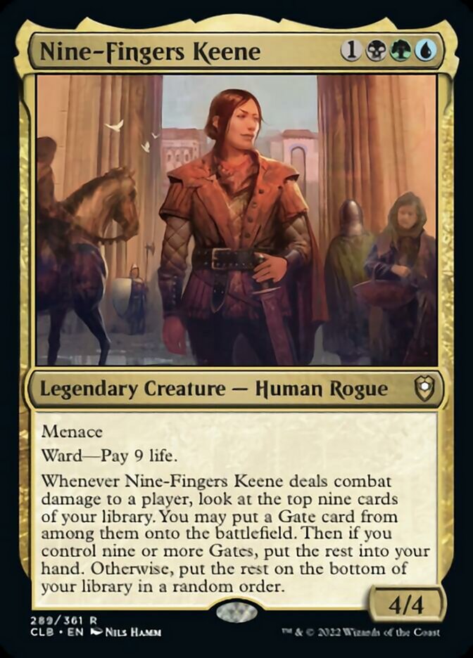 Nine-Fingers Keene [Commander Legends: Battle for Baldur's Gate] | The CG Realm