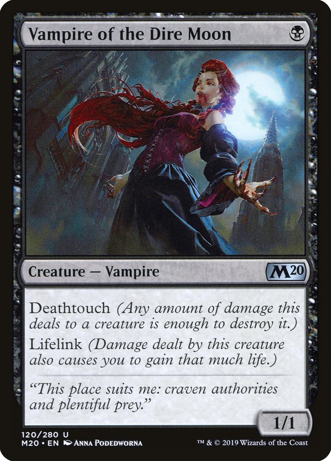 Vampire of the Dire Moon [Core Set 2020] | The CG Realm