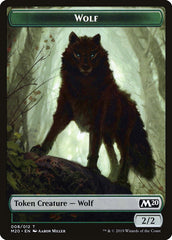 Zombie // Wolf Double-Sided Token [Game Night 2019 Tokens] | The CG Realm