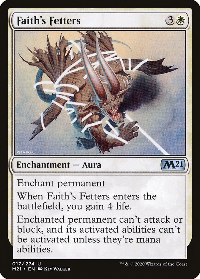 Faith's Fetters [Core Set 2021] | The CG Realm