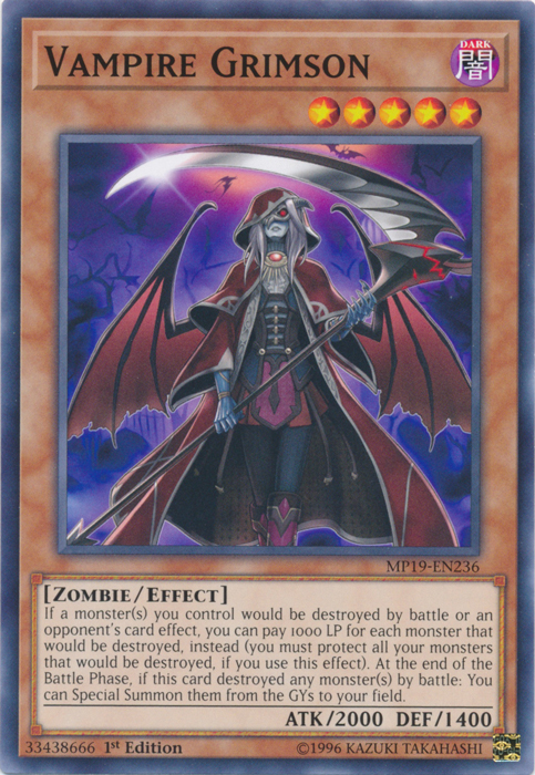 Vampire Grimson [MP19-EN236] Common | The CG Realm