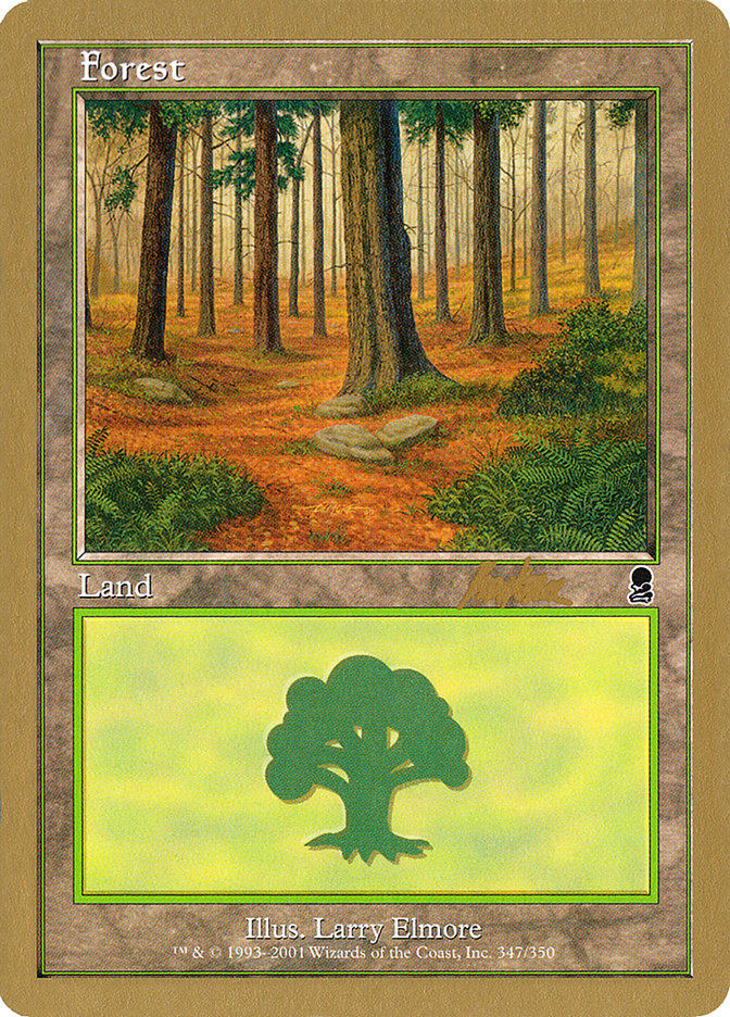 Forest (bk347) (Brian Kibler) [World Championship Decks 2002] | The CG Realm