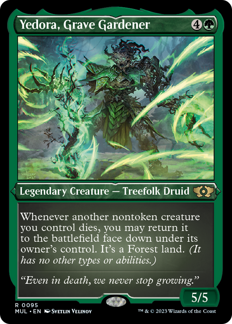 Yedora, Grave Gardener (Foil Etched) [Multiverse Legends] | The CG Realm