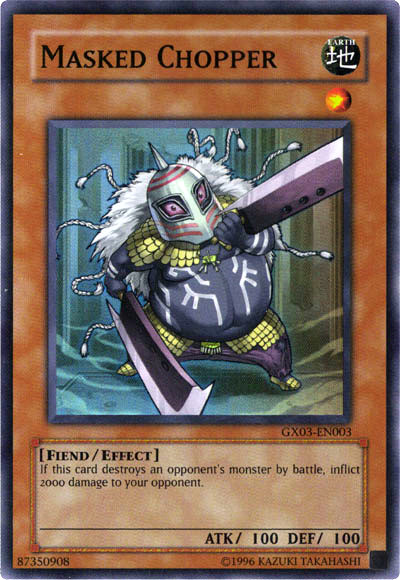 Masked Chopper [GX03-EN003] Super Rare | The CG Realm