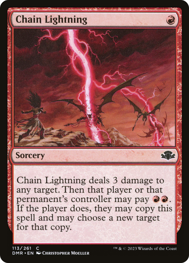 Chain Lightning [Dominaria Remastered] | The CG Realm