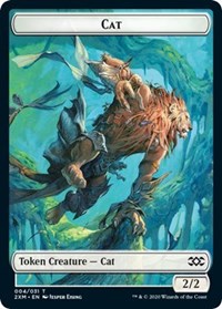 Cat // Myr (024) Double-Sided Token [Double Masters Tokens] | The CG Realm