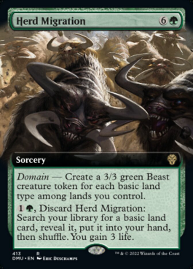 Herd Migration (Extended Art) [Dominaria United] | The CG Realm