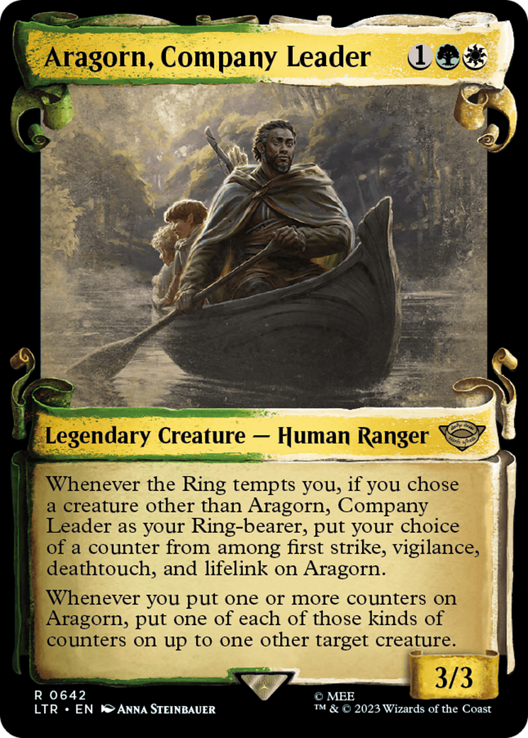 Aragorn, Company Leader [The Lord of the Rings: Tales of Middle-Earth Showcase Scrolls] | The CG Realm