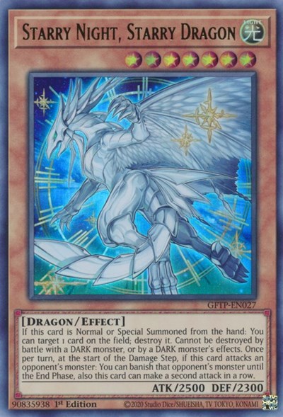 Starry Night, Starry Dragon [GFTP-EN027] Ultra Rare | The CG Realm