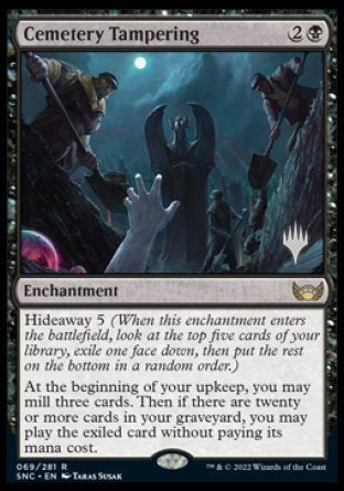 Cemetery Tampering (Promo Pack) [Streets of New Capenna Promos] | The CG Realm