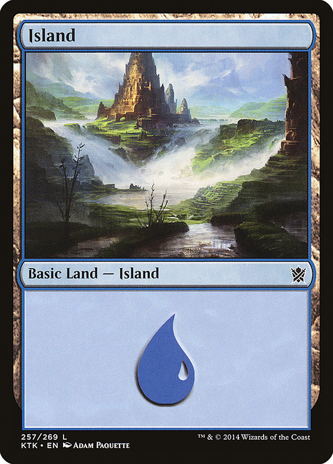 Island (257) [Khans of Tarkir] | The CG Realm