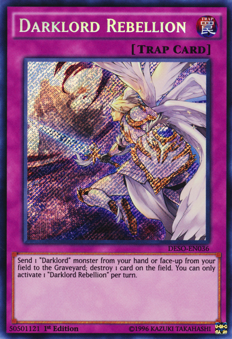 Darklord Rebellion [DESO-EN036] Secret Rare | The CG Realm