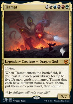 Tiamat (Promo Pack) [Dungeons & Dragons: Adventures in the Forgotten Realms Promos] | The CG Realm