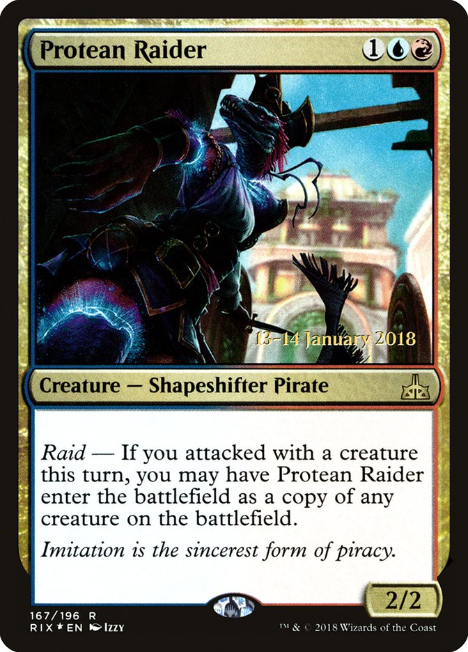 Protean Raider [Rivals of Ixalan Prerelease Promos] | The CG Realm