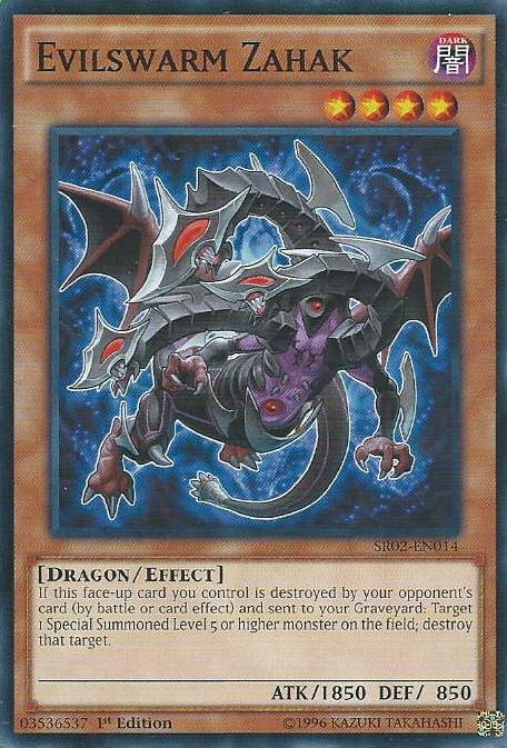 Evilswarm Zahak [SR02-EN014] Common | The CG Realm